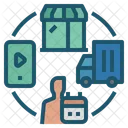 Subscription Business Model Subscription Business Model Icon