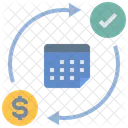 Subscription Model Recurring Icon