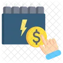 Subscription Monthly Plan Green Transport Icon
