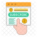 Subscription Model  Icon