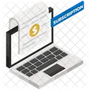 Business Model Target Operating Model Premium Subscription Icon