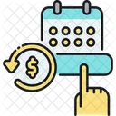 Subscription Model Schedule Finance Icon