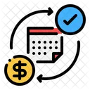 Subscription Business Model Commercial Subscription Model Icon