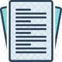 Subsequently Later Document Files Successive Content Form Paper Icon