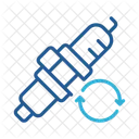 Substituição de vela de ignição  Ícone