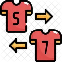 Substitute Player Soccer Icon
