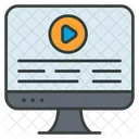 Internet Screen Video Icon