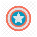 Caption Insignia De America Capitan America Superheroe Icono