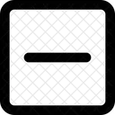 Subtrahieren Linie Minus Symbol