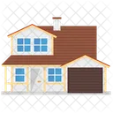 Suburban Home House Icon