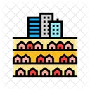 Suburban Neighborhood Growth Icon
