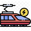 Subway Electric Train Fast Icon