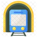 Subway Electric Train Tram Icon