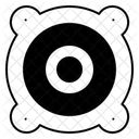Subwoofer Lautsprecher Subwoofer Soundsystem Symbol
