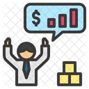 Succes Gagnant Entreprise Icône