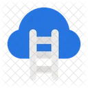 Success Cloud Stairs Icon
