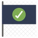 Checked Flag Sign Icon