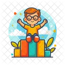Business Achievement Businessman Icon