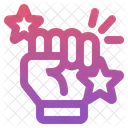Success Motivation Punch Icon
