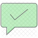 Success Message Lineal Color Icon Icon