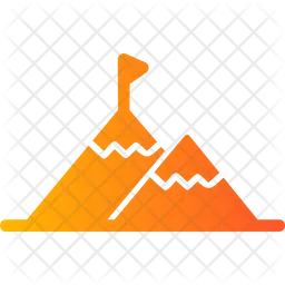 Success Mountain  Icon