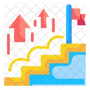 Success Stairs  Icon