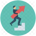 Success Stairs Personal Growth Success Icon