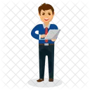 Businessman Dealer Retailer Icon