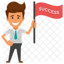 Successful Businessman  Icon