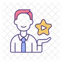 Successful video blog  Icon