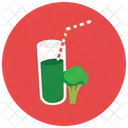 Succo Broccoli Bicchiere Icon