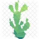 Cactus Polygonal Geometric Icon