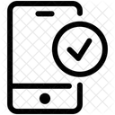 Marca De Verificacao Celular Smartphone Ícone