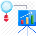 Analyse Suchanalyse Analyseprasentation Symbol