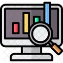 Wirtschaft Und Finanzen Datenanalyse Balkendiagramm Symbol