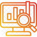 Wirtschaft Und Finanzen Datenanalyse Balkendiagramm Symbol