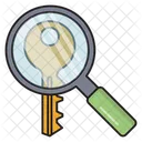 Suche Schlussel Datenschutz Icon