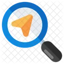 Suchcursor Suchrichtung Navigation Symbol