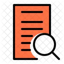 Suche Datei Dokument Rechnung Symbol