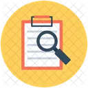 Datei Suchen Datei Scannen Lupe Symbol