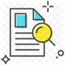 Datei Suchen Datei Scannen Lupe Symbol