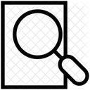 Datei Suchen Dokument Suchen Dokumentsuche Symbol