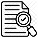 Dokument Durchsuchen Datei Durchsuchen Inhaltsanalyse Symbol