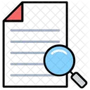 Suche Dokument Datei Symbol