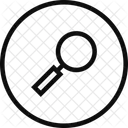 Suchen Finden Lupe Symbol