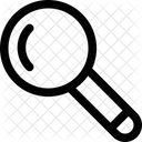 Beschaftigung Einstellung Lupe Icon