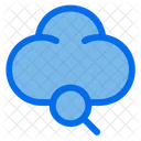 Suche Cloud Internet Icon