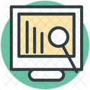 Suche Diagramm Bericht Symbol