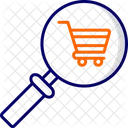 Suche E Commerce Warenkorb Symbol