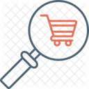 Suche E Commerce Warenkorb Symbol